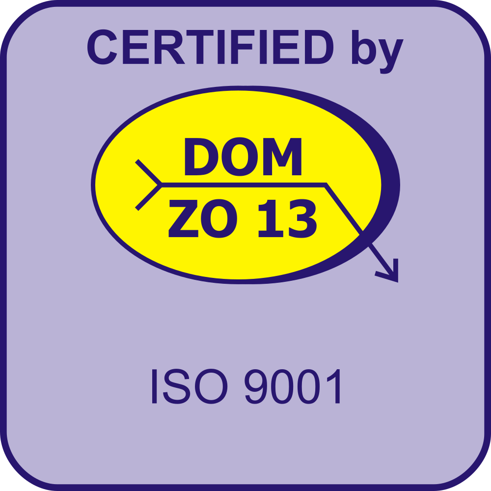 Certifikát ISO 9001
